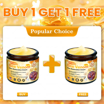 𝑮𝑶𝑳𝑫𝑲𝑰𝑺𝑺® 𝐁𝐄𝐄 𝐕𝐄𝐍𝐎𝐌 𝐏𝐑𝐎 𝐒𝐤𝐢𝐧 𝐑𝐞𝐬𝐭𝐨𝐫𝐚𝐭𝐢𝐨𝐧 𝐂𝐫𝐞𝐚𝐦 (Effective Within 7 Days)Bee Venom + 𝗣𝗿𝗼𝗽𝗼𝗹𝗶𝘀 · 7X Deep Hydration, targets wrinkles, sagging, stretch marks, dark spots, purpura, inflammations and more✨